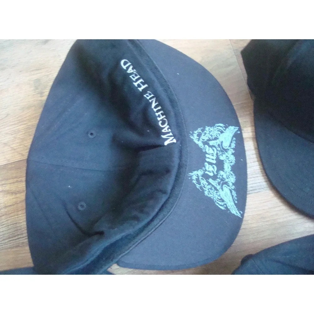 5 HATS MACHINEHEAD METAL ‎ WHOLESALE LOT  HATS 00S Y2K VINTAGE FITTED